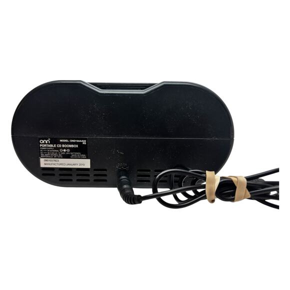 ONN Portable CD CD-R/RW & Digital FM Radio Boombox w/ AC Adapter - Picture 3 of 3